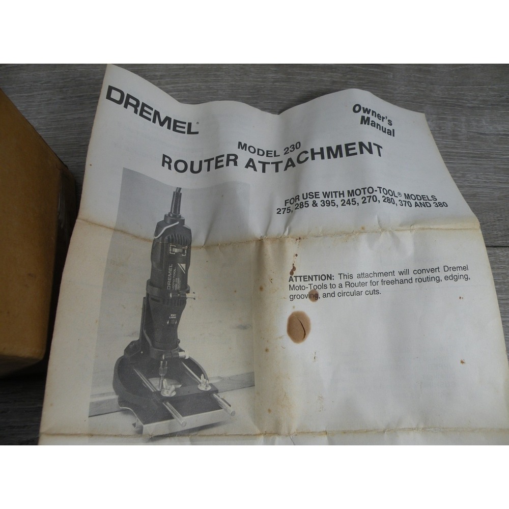 Dremel Model 230 Router Attachment for Moto-Tools - Picture 2 of 5